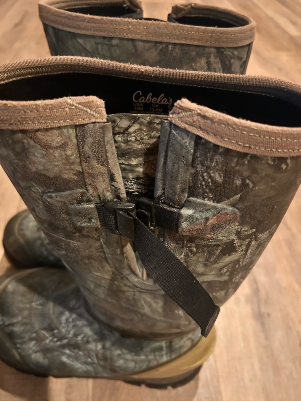 Men’s Cabela's Zoned Comfort Trac 2000-Gram Insulated Hunting Boots. Size 14M - Picture 7 of 10